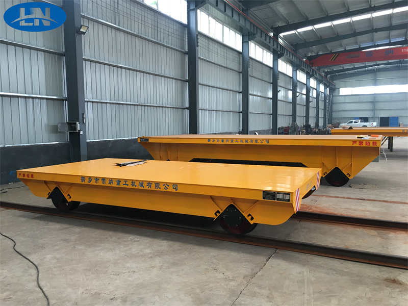 What are the common braking methods for rail electric transfer carts?