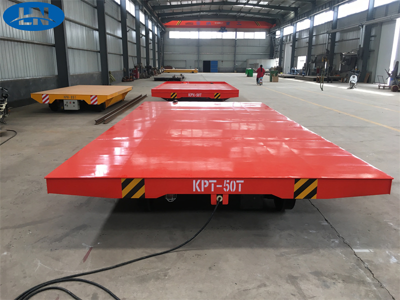 50T Electrical Rail Transfer Cart