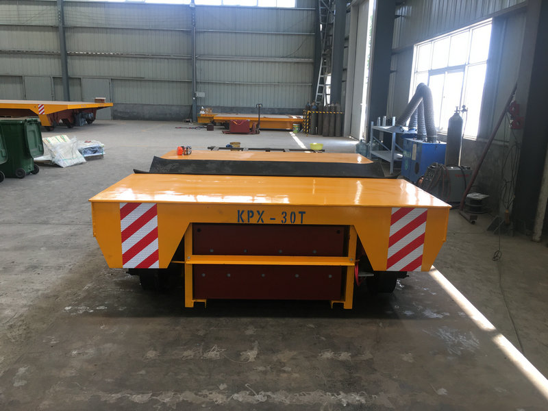 V Shape Electric Rail Transfer Cart