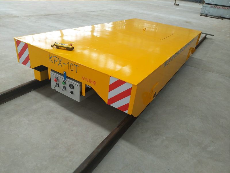 Rail Guided Battery Transfer Platform for Workshop Handling