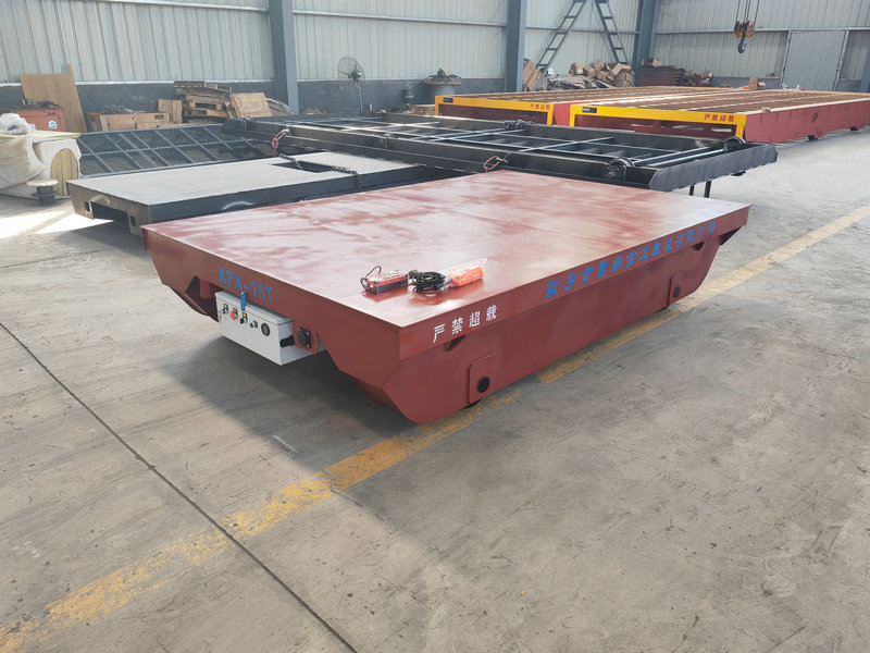 Customized Heavy Duty Motorized Rail Transfer Cart