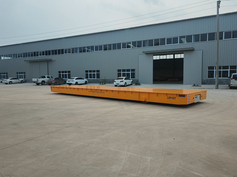 Battery Powered Heavy Load Trackless Transfer Platform for Workshop