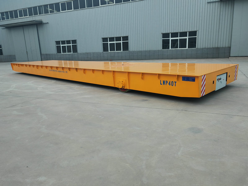 Battery Powered Heavy Load Trackless Transfer Platform for Workshop
