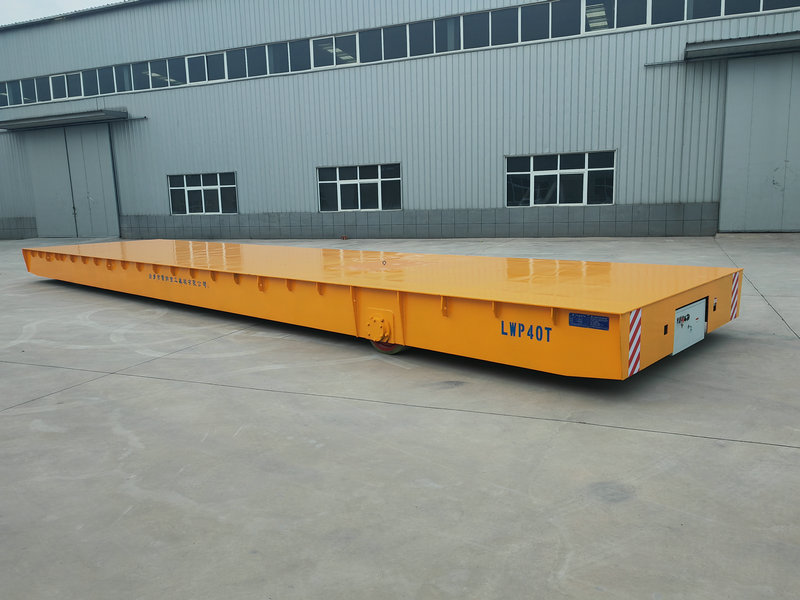 Battery Powered Heavy Load Trackless Transfer Platform for Workshop