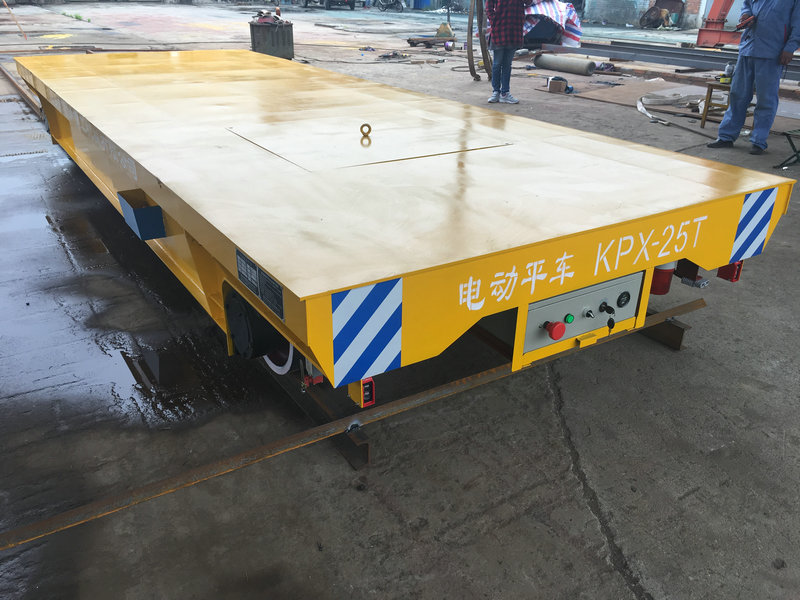 Transportation Lithium Battery Rail Transfer Trolley
