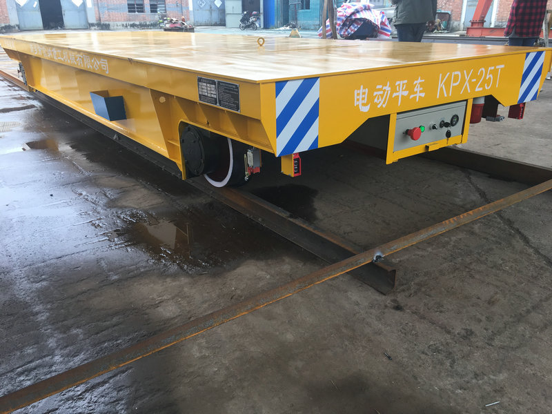 Transportation Lithium Battery Rail Transfer Trolley