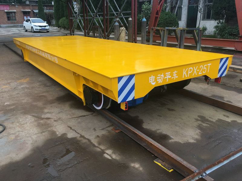 Transportation Lithium Battery Rail Transfer Trolley