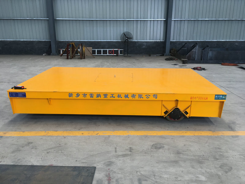 Factory Material Handling Electric Flatbed Trolley 50 Ton