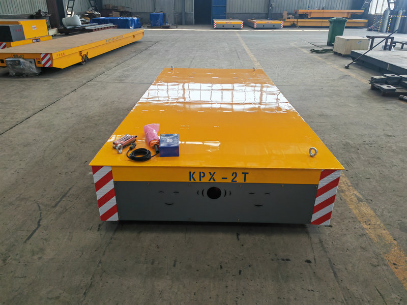 Heavy Load Industrial Rail Transfer Cart with Wireless Remote Control