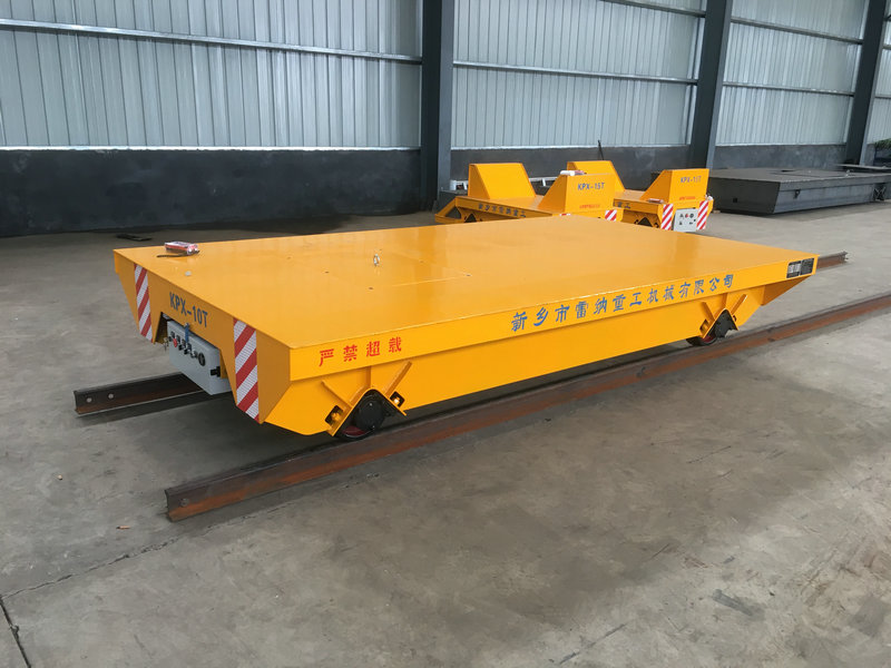 Heavy Load Rail Operated Material Handling Flat Cart