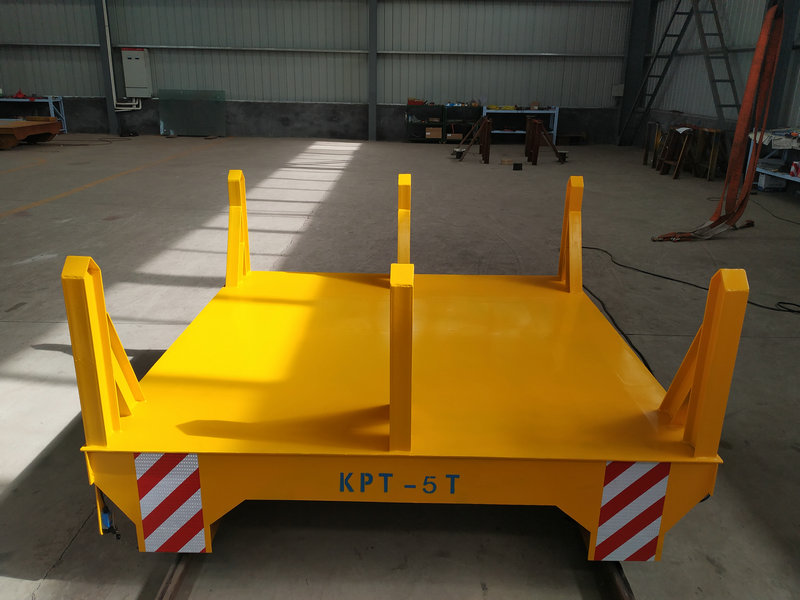 Cable Reel Powered Rail Transfer Cart for Molten Steel Ladle Handling