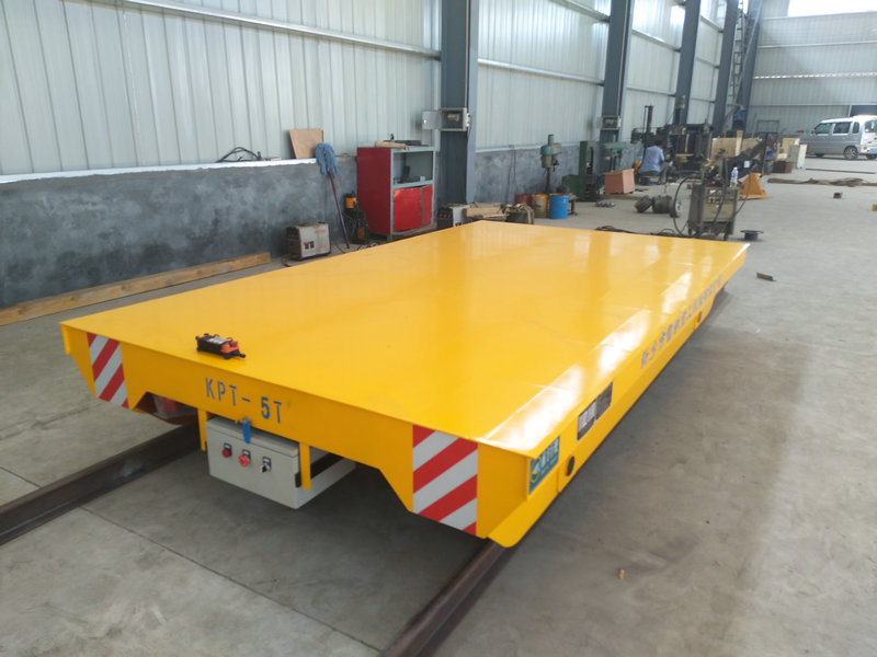 Heavy Duty 5 Ton Rail Mounted Cable Reel Electric Car for Workshop Transport