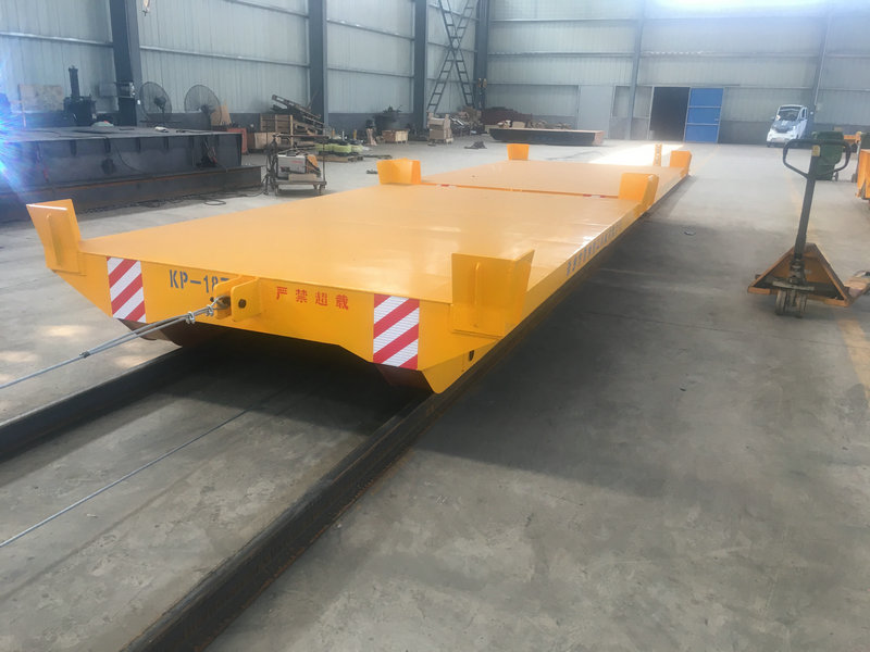 Rail Guided Cord Reel Drum Transport Platform