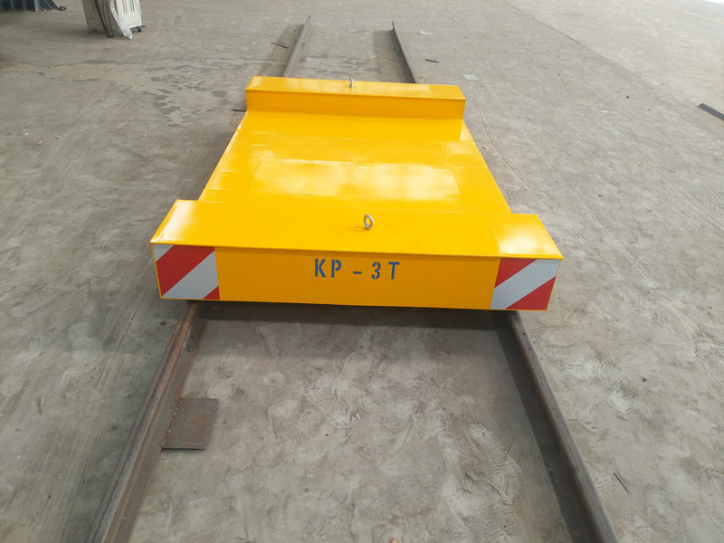 Manual Type Heavy Load Rail Transfer Cart for Workshop Use