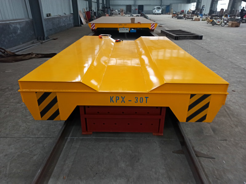 30T Battery Powered Rail-Mounted Cart for Die and Mold Transfer