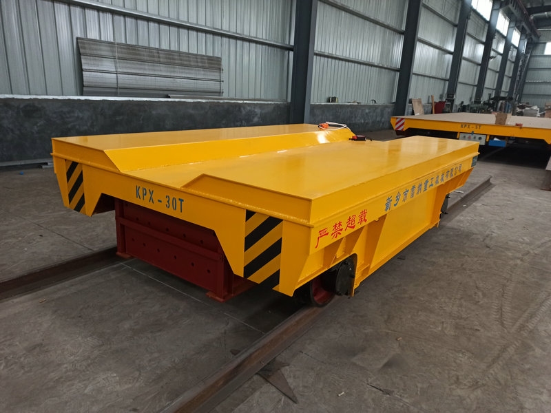 30T Battery Powered Rail-Mounted Cart for Die and Mold Transfer
